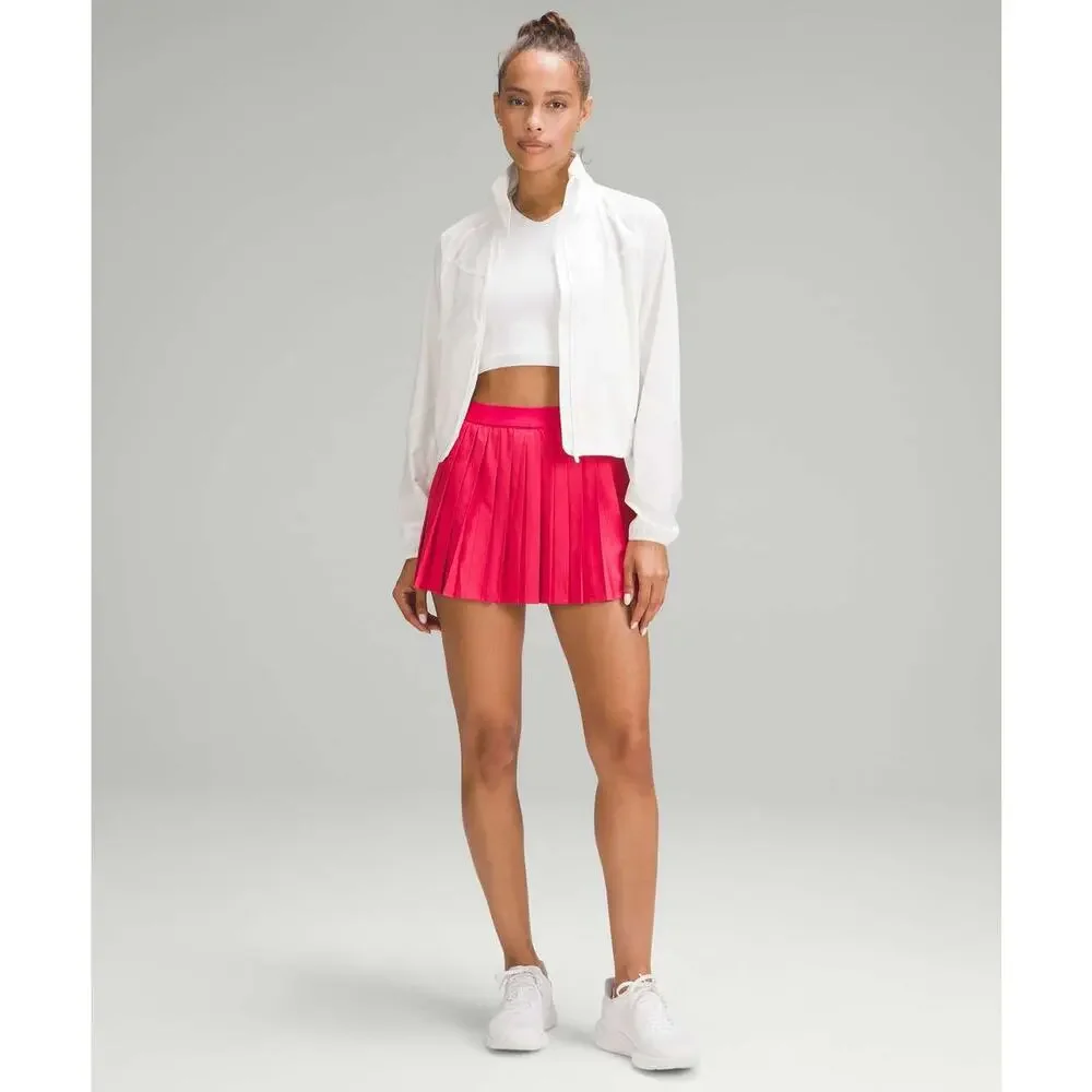 Lululemon High Rise Pleated Tennis Skirt Cherry Mist